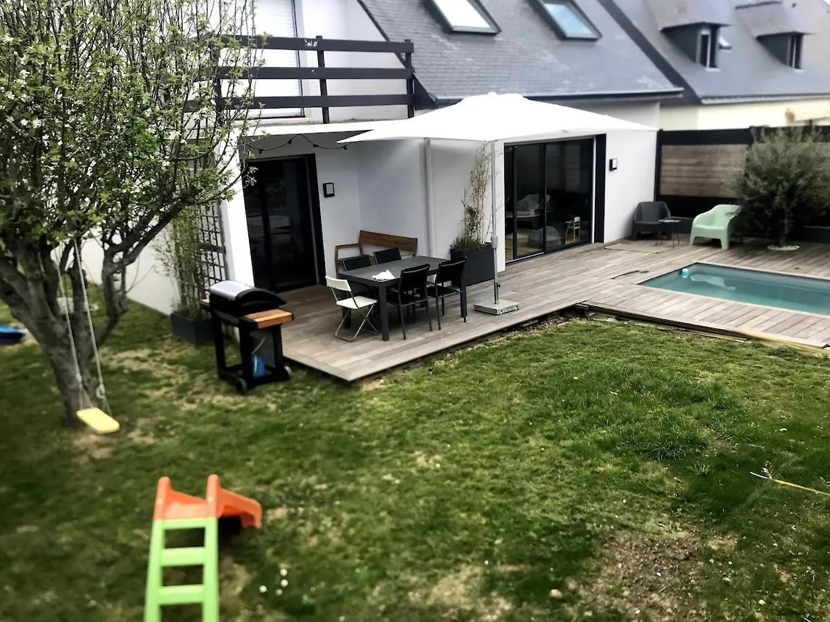 Villa Larmor-Plage 8 Personnes Avec Piscine 0*,